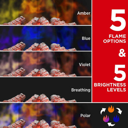 Eternal Flame EF26-PB Electric Fireplace Logs