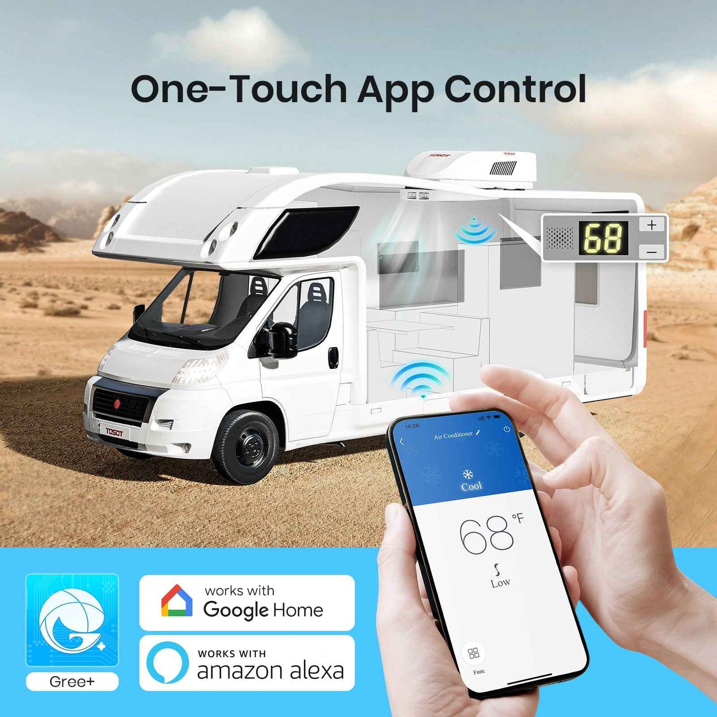 16,000 BTU RV Air Conditioner with Heat Pump
