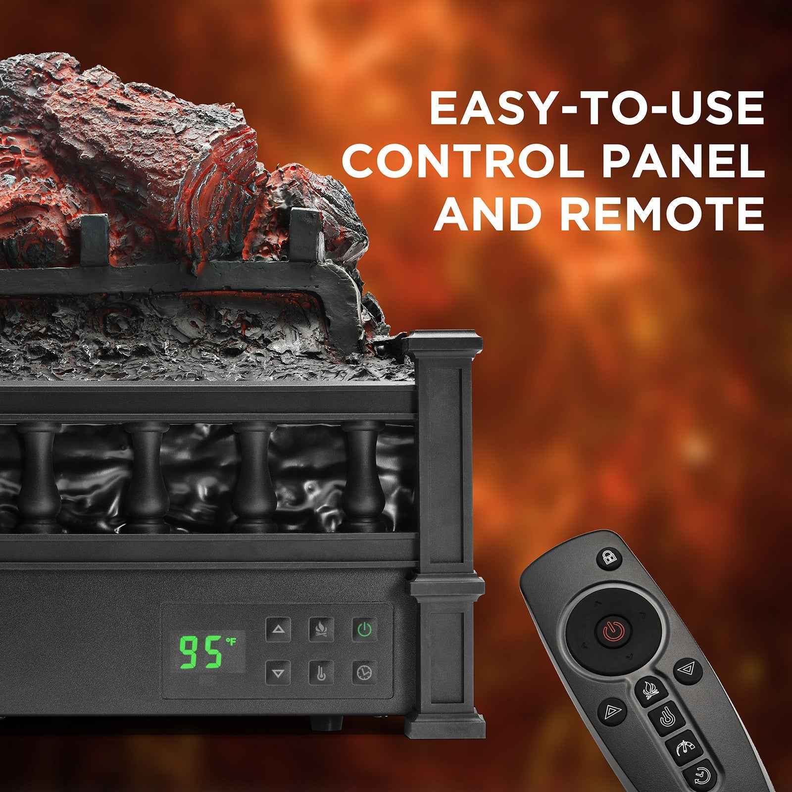 Eternal Flame EF26-PB Electric Fireplace Logs