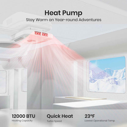 16,000 BTU RV Air Conditioner with Heat Pump