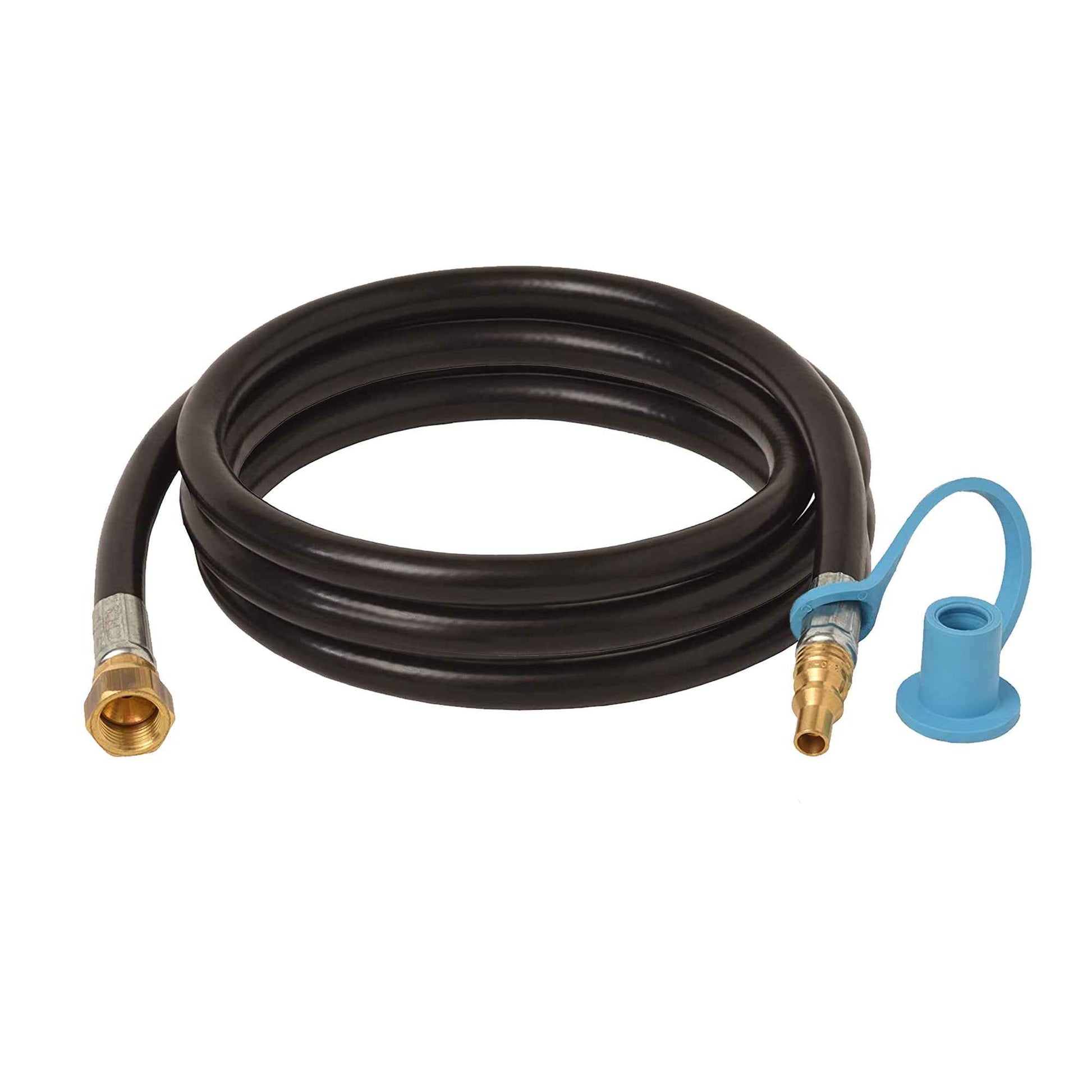 Flame King RV, Van, Trailer Low Pressure Quick Connect 72 Inch, 3/8 Inch ID Female SAE Gas Flare Fitting