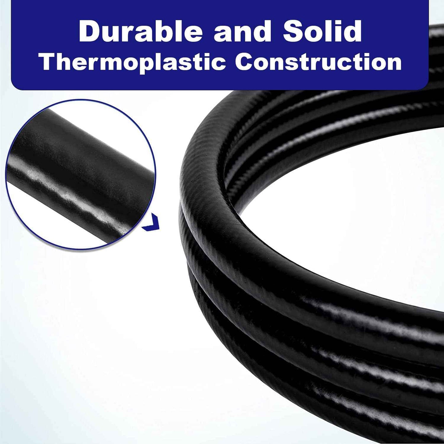 Flame King RV, Van, Trailer Low Pressure Quick Connect 72 Inch, 3/8 Inch ID Female SAE Gas Flare Fitting