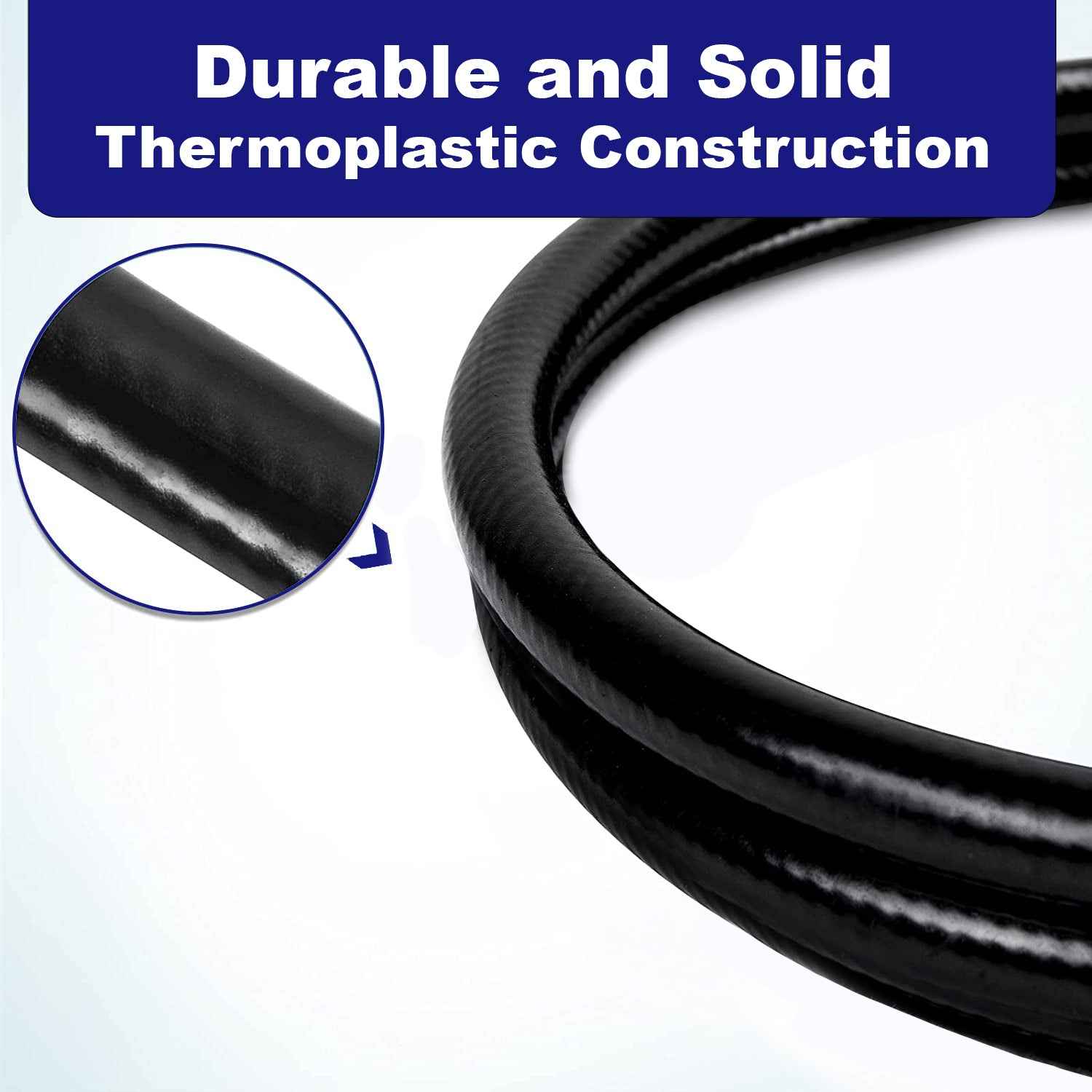Flame King RV, Van, Trailer, Dual Quick Connect Hose, LP Gas Only, 48 inch, 1/4 inch