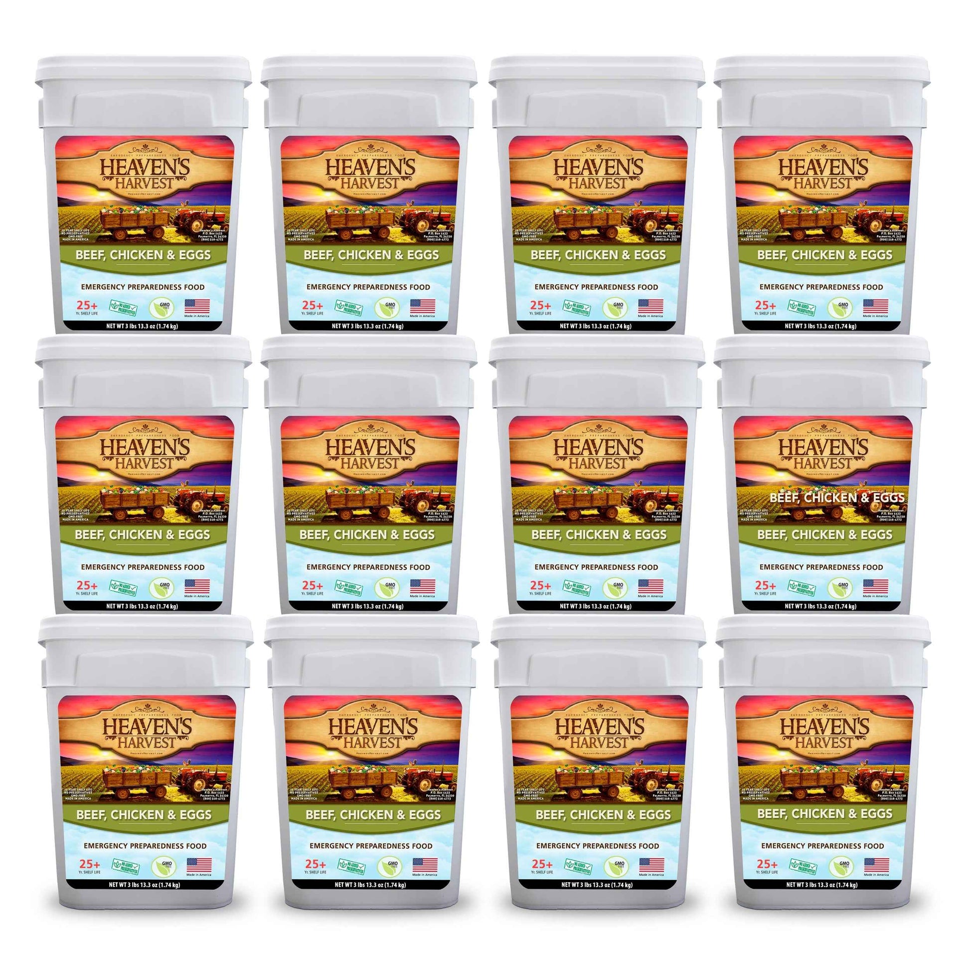 Combo Kit - Breakfast, Entree + Protein - 12 Months - Emergency Survival Food Kit