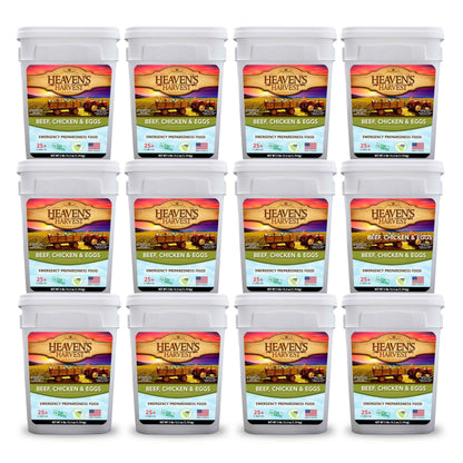 Combo Kit - Breakfast, Entree + Protein - 12 Months - Emergency Survival Food Kit