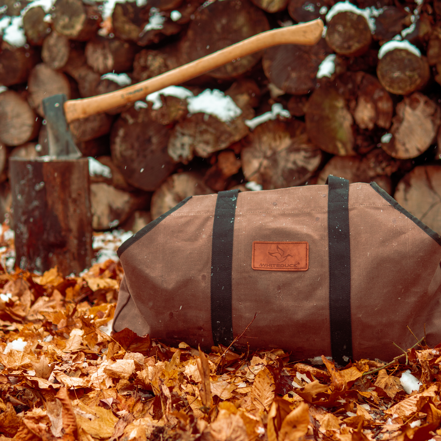 Diamond Shape Canvas Firewood Log Carriers
