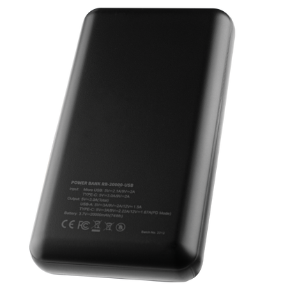 Additional/Replacement Zen Blanket & Eclipse Hammock Battery, 20000 mAh