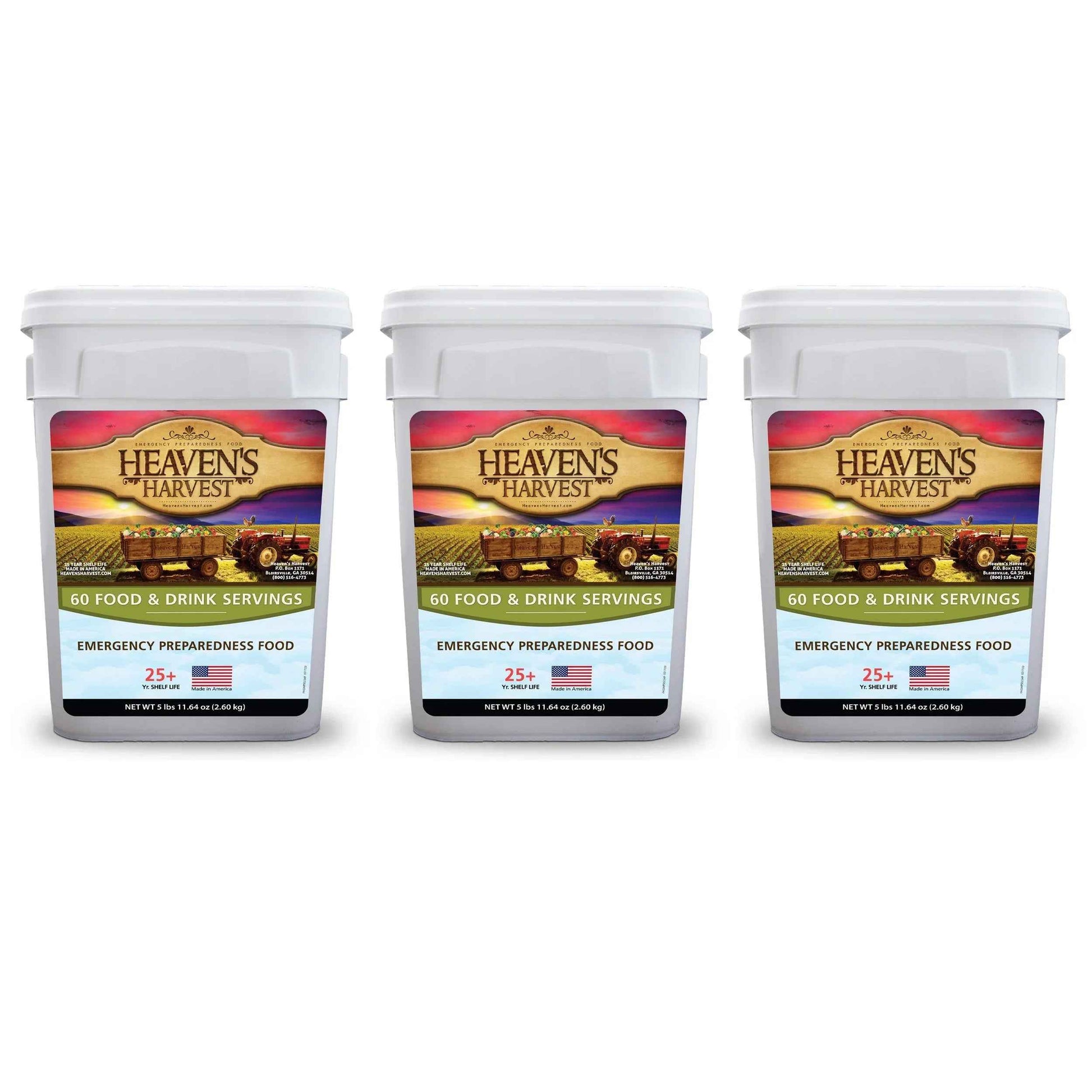 3 Week Kit -Starter Food & Drink Bucket - Emergency Survival Food Kit - East Bay Industries