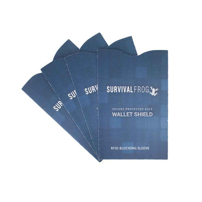 SafeWallet RFID Shield Credit & Debit Card Blocker - 4 Pack