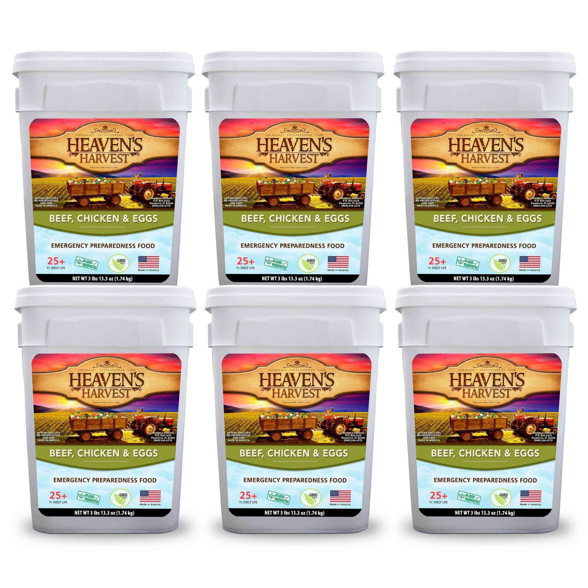 Combo Kit - Breakfast, Entree + Protein - 6 Months - Emergency Survival Food Kit