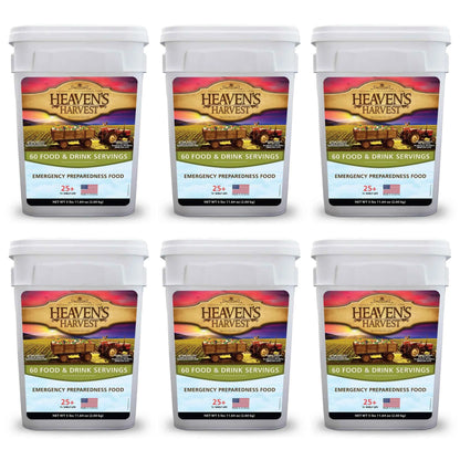 1 Week Kit -Starter Food & Drink Bucket - 1 Person 1 Week - 60 Servings - Emergency Survival Food Kit