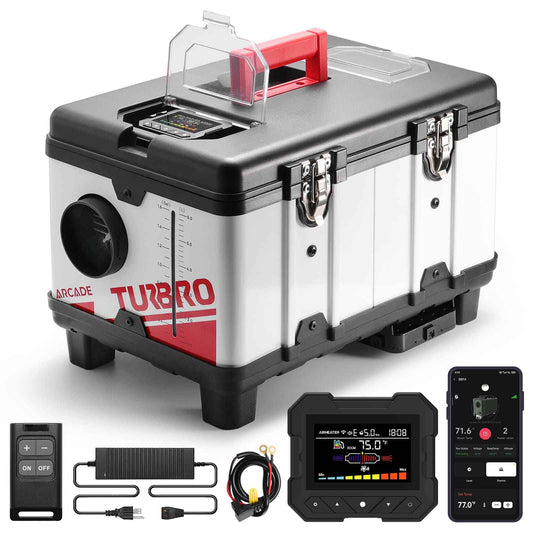 Arcade T8BP Diesel Heater, 9kW Triple Power, Toolbox Design