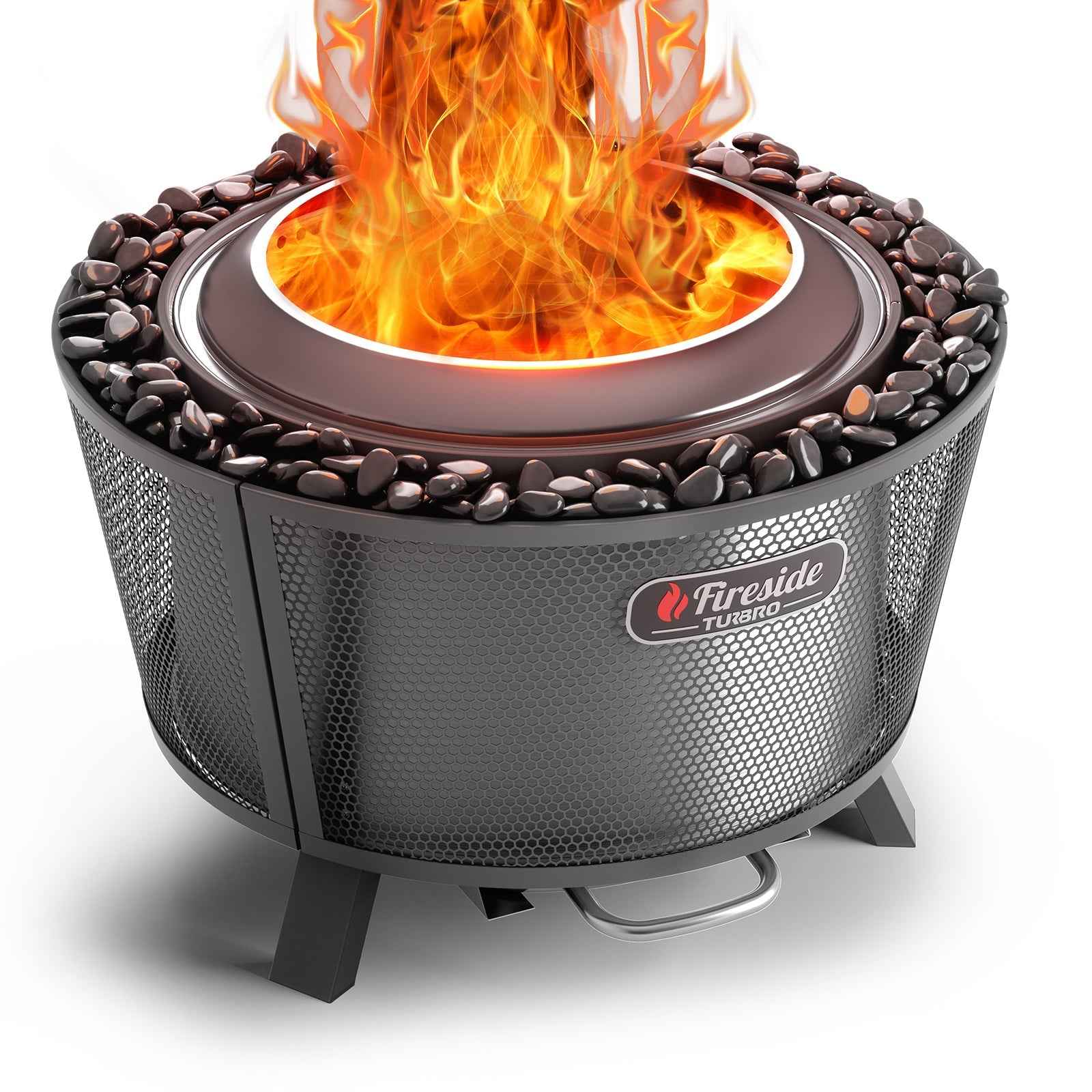 Fireside Pluto R29 Outdoor Fire Pit  - Painted Black