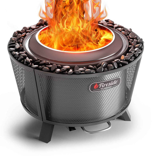 Fireside Pluto R29 Outdoor Fire Pit  - Painted Black