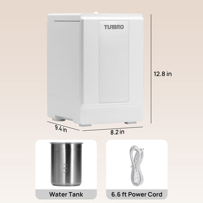 Greenland GLS04 Steam Warm Mist Humidifier, Stainless Steel 4L (1 Gal)
