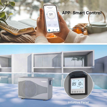 Beluga Inverter Swimming Pool Heat Pump, 33K/50K/58K/75K BTU