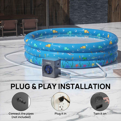 Manatee Swimming Pool Heat Pump, 18K/20K BTU