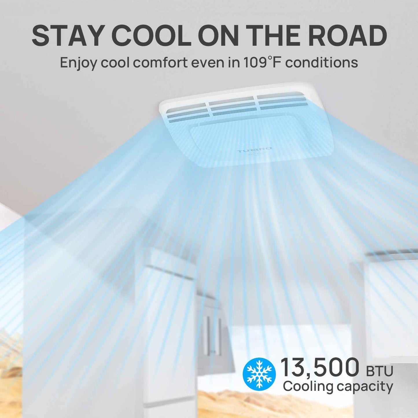 Greenland 13,500 BTU Inverter RV Air Conditioner with Heat Pump