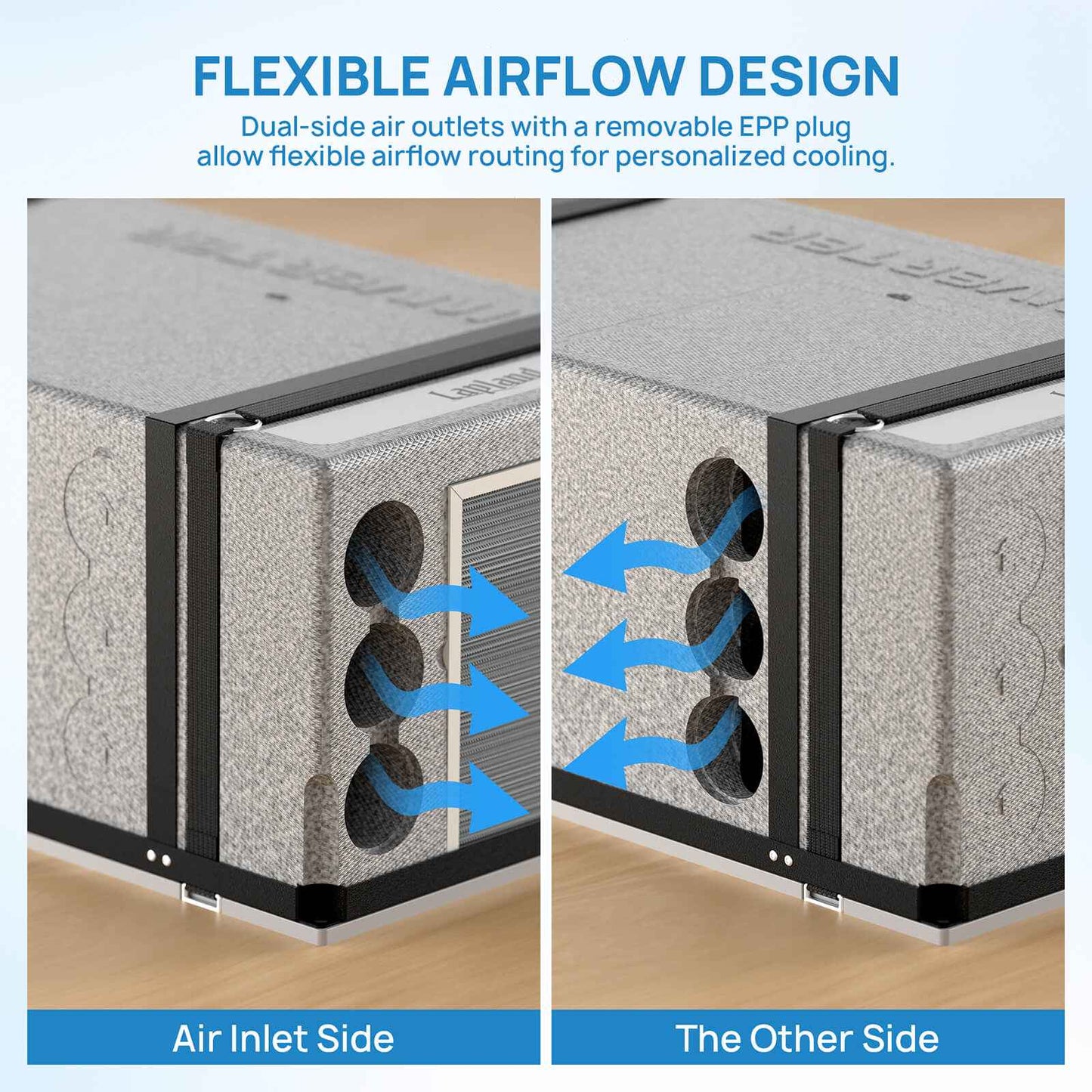 Lapland LL10V 10,000 BTU Inverter Under Bench RV Air Conditioner w/ Heat Pump (R32 Refrigerant)