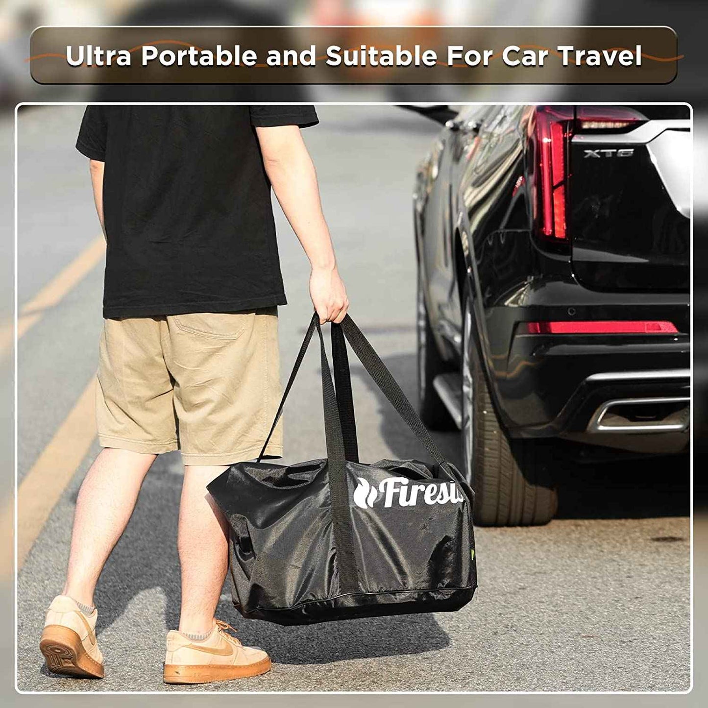 Pluto R19-SS Smokeless Outdoor Fire Pit -  Stainless Steel