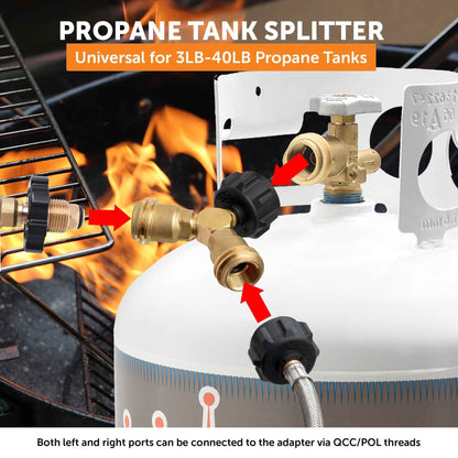 Flame King Y-Splitter Valve