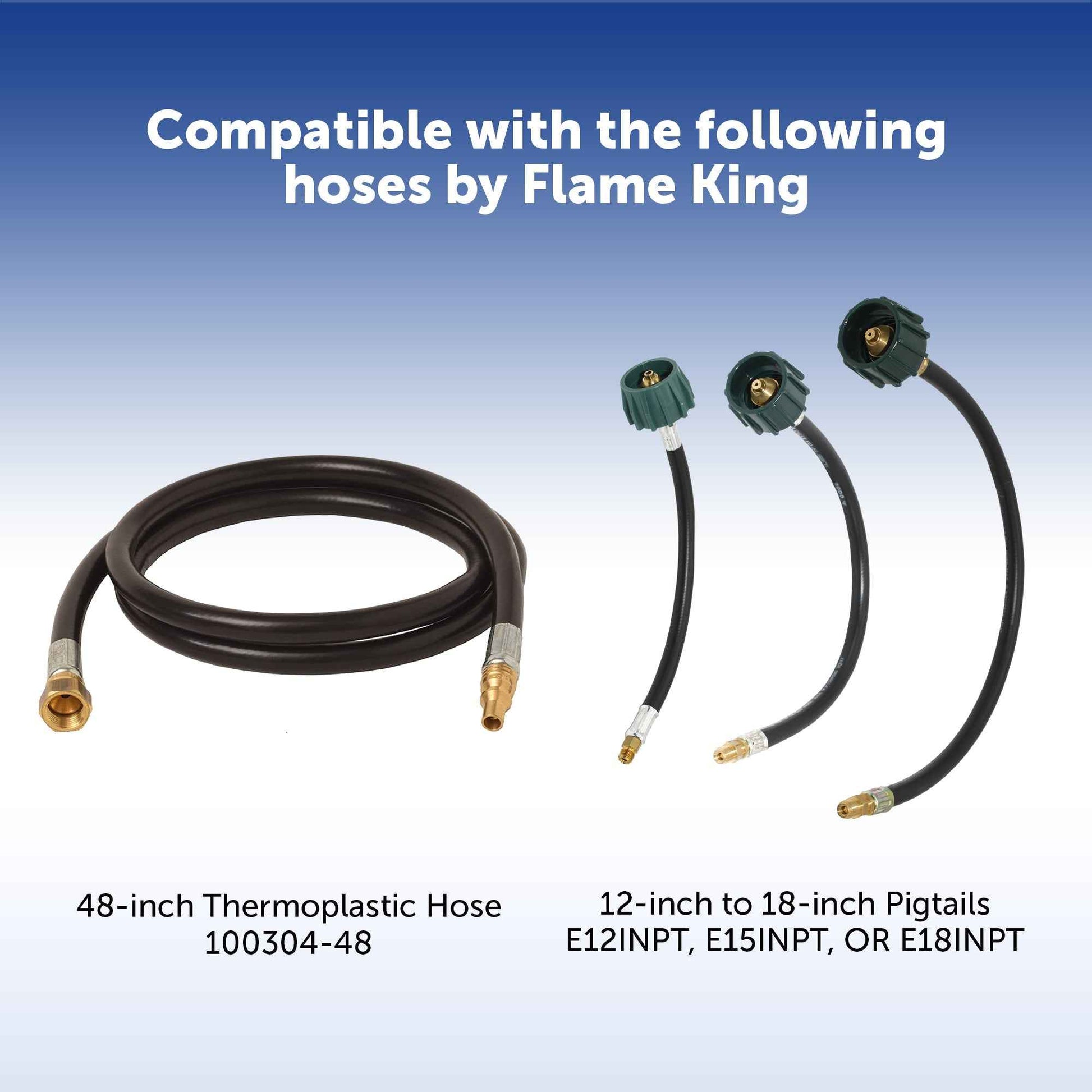 Flame King Auto Regulator with Pls Cover & Long Mount Bracket