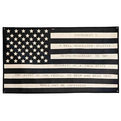 American Flag - Combat Boot Leather - Second Amendment
