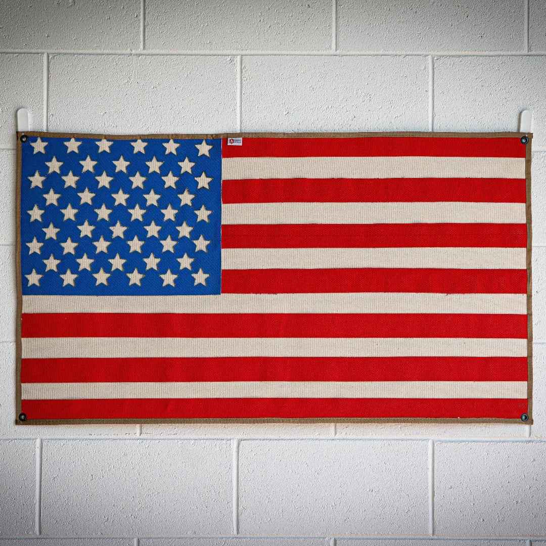 American Flag - Fire Hose