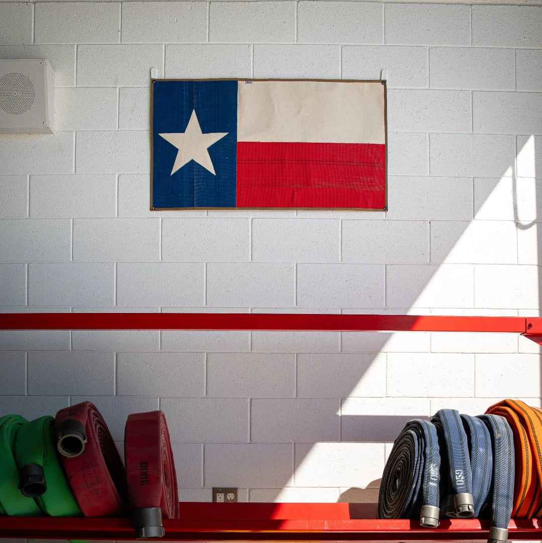 American Flag - Fire Hose - Texas State