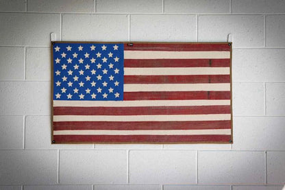 American Flag - Fire Hose - Vintage