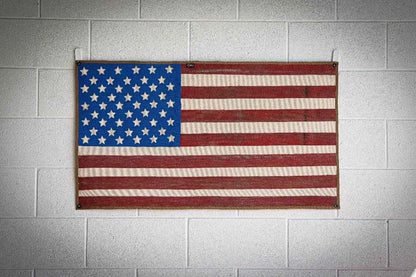 American Flag - Fire Hose - Vintage