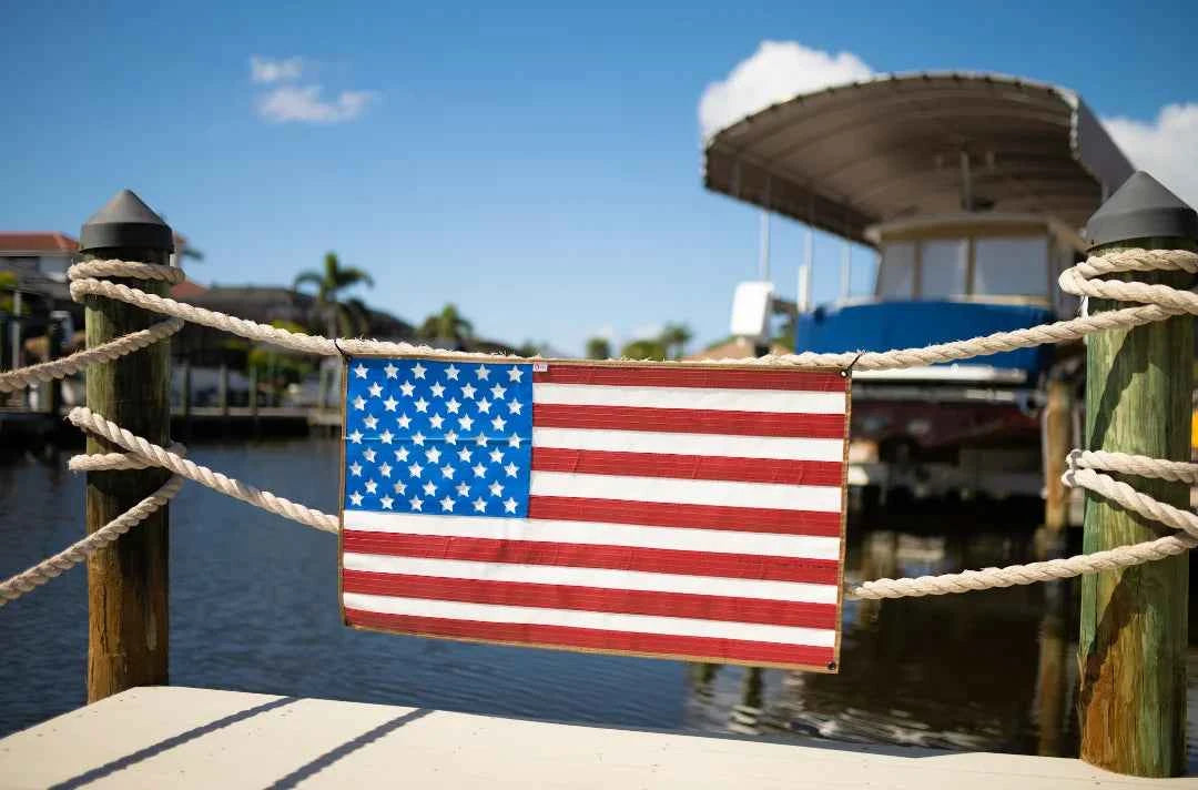 American Flag - Rubber Fire Hose - Waterproof
