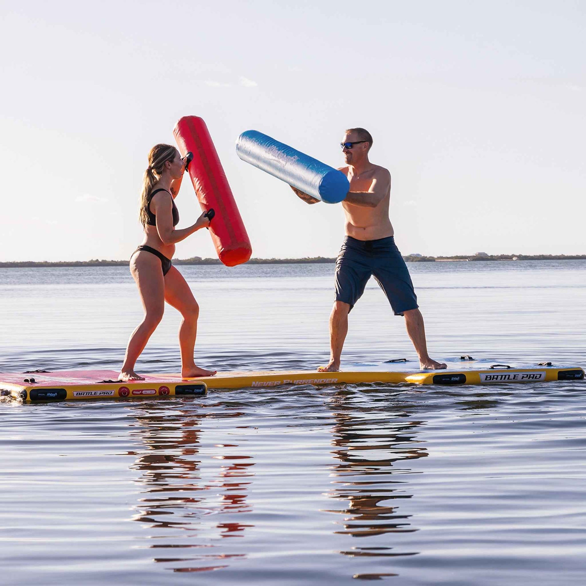 Aqua Lily Pad Inflatable Battle Pad for Aquatic Games