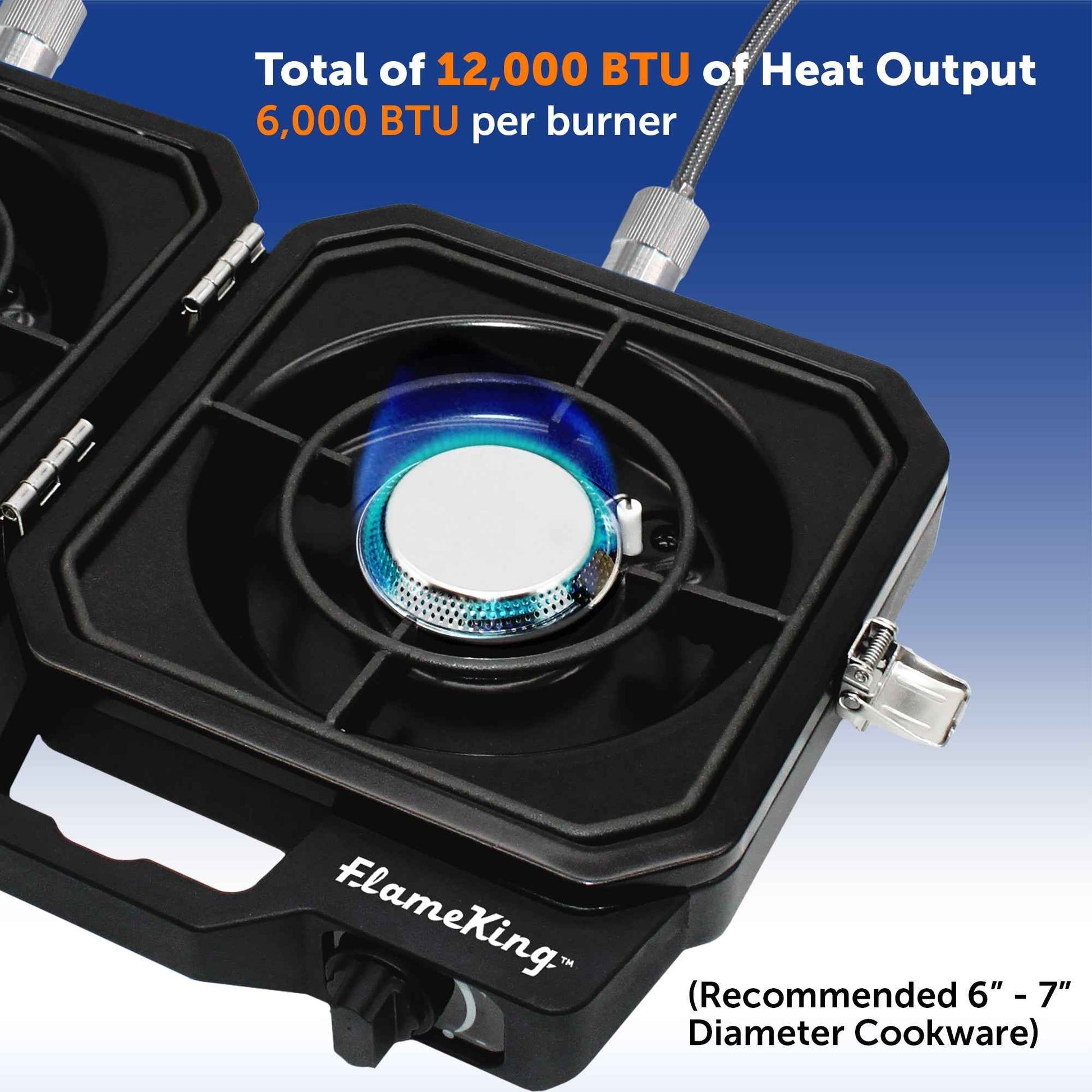 Flame King Portable Propane Campact Cooker