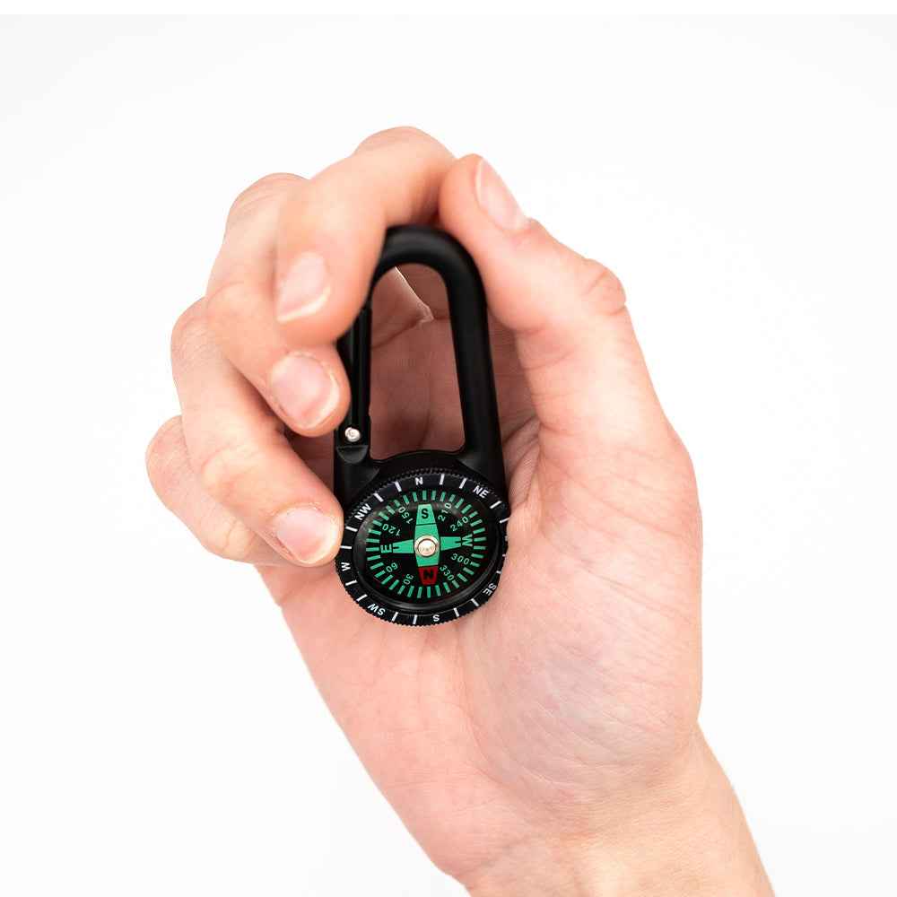 Metal Carbiner Compass