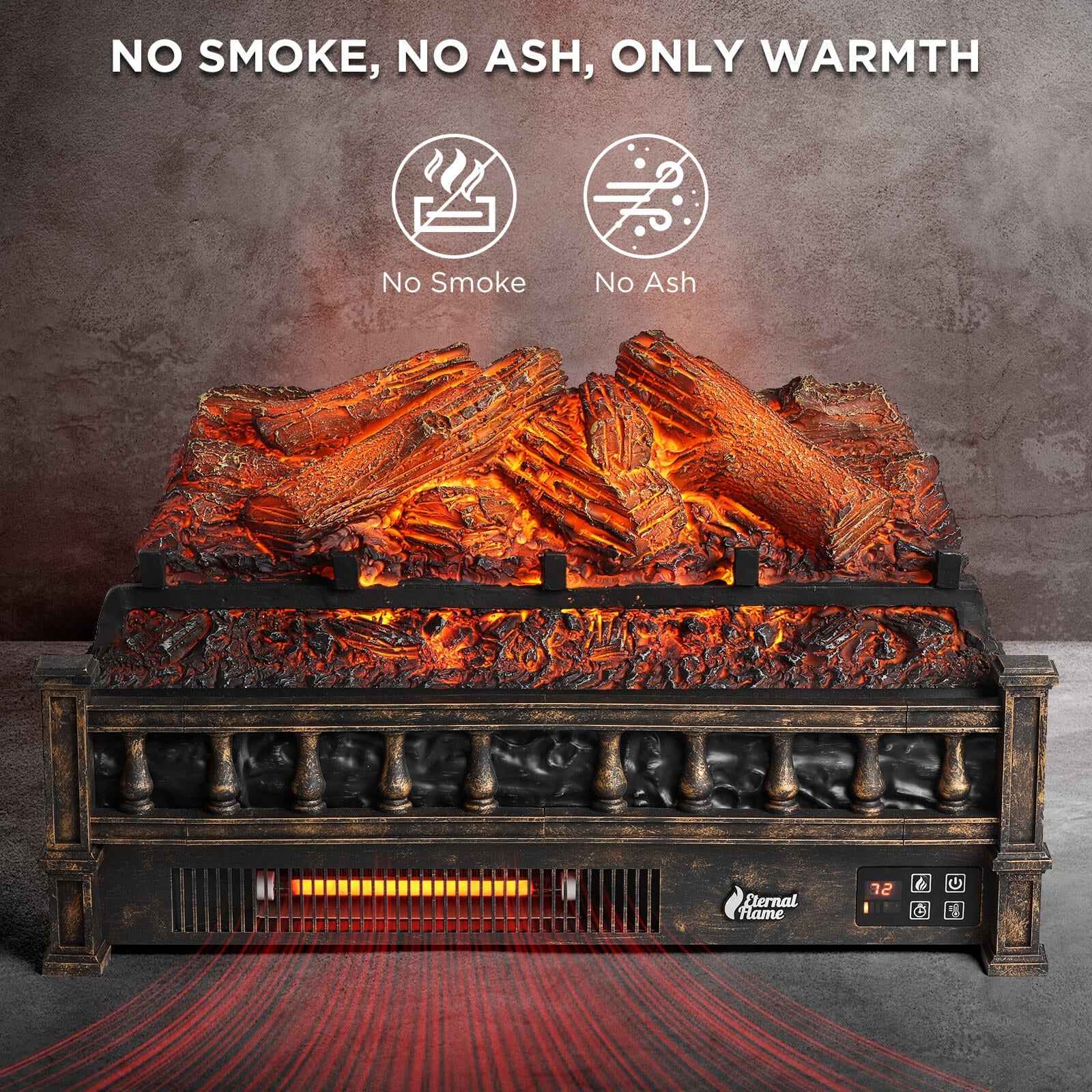 Eternal Flame EF23-LG Electric Fireplace Logs