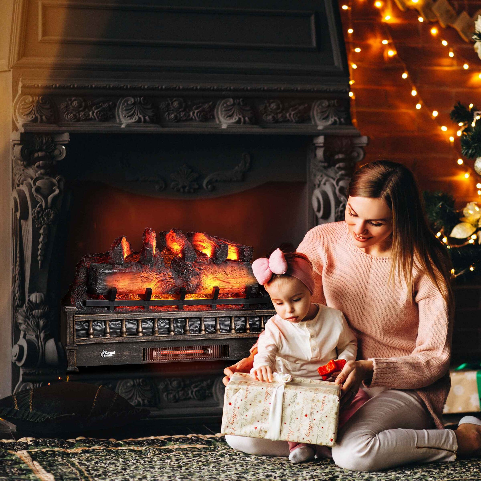 Eternal Flame EF30-PB Electric Fireplace Logs