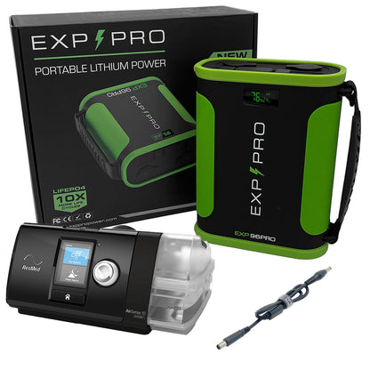 EXP96PRO APEX Battery (CPAP DC Cord Included)