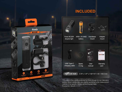 Fenix BC22R High-Performance Road Bike Light