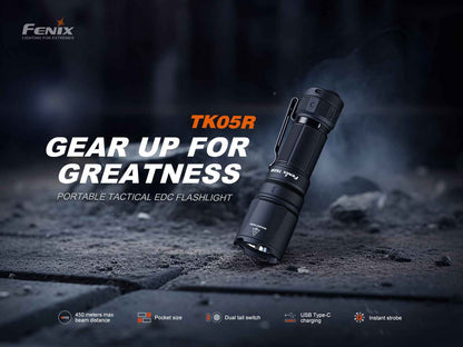Fenix TK05R Compact Tactical EDC Flashlight