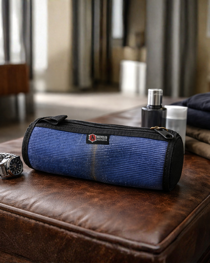 Recycled Firefighter Fire Hose Dopp Kit for Travelers