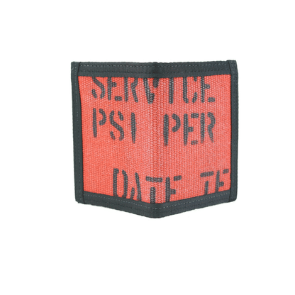 Recycled Firefighter Captain Firehose Bifold Wallet