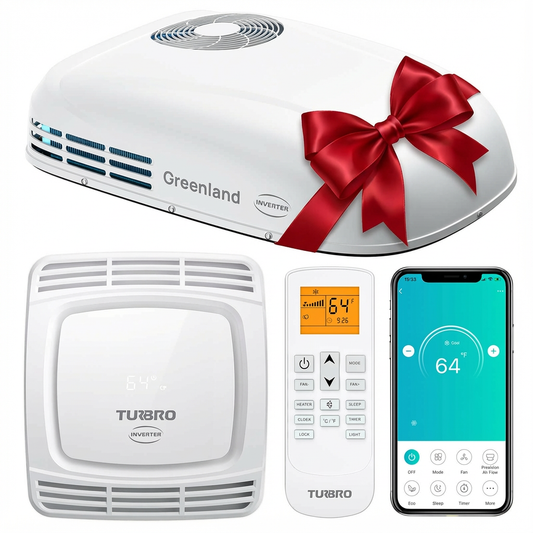 Greenland 13,500 BTU Inverter RV Air Conditioner with Heat Pump