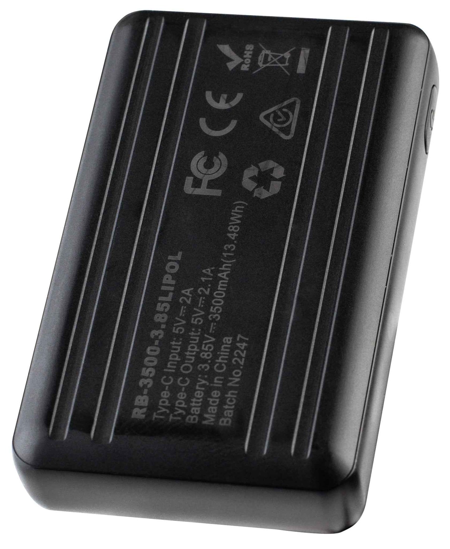 Additional/Replacement 3500mAh Hardshell 2PK Batteries w/ USB-C charging