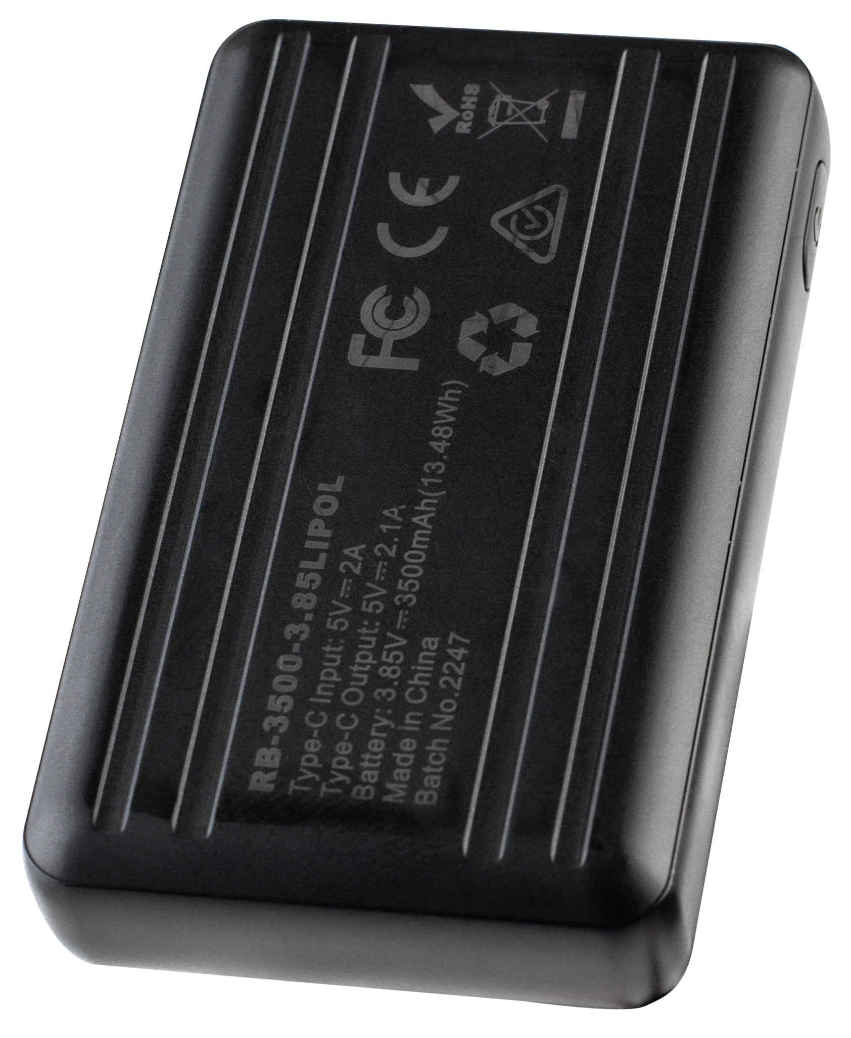 Additional/Replacement 3500mAh Hardshell 2PK Batteries w/ USB-C charging