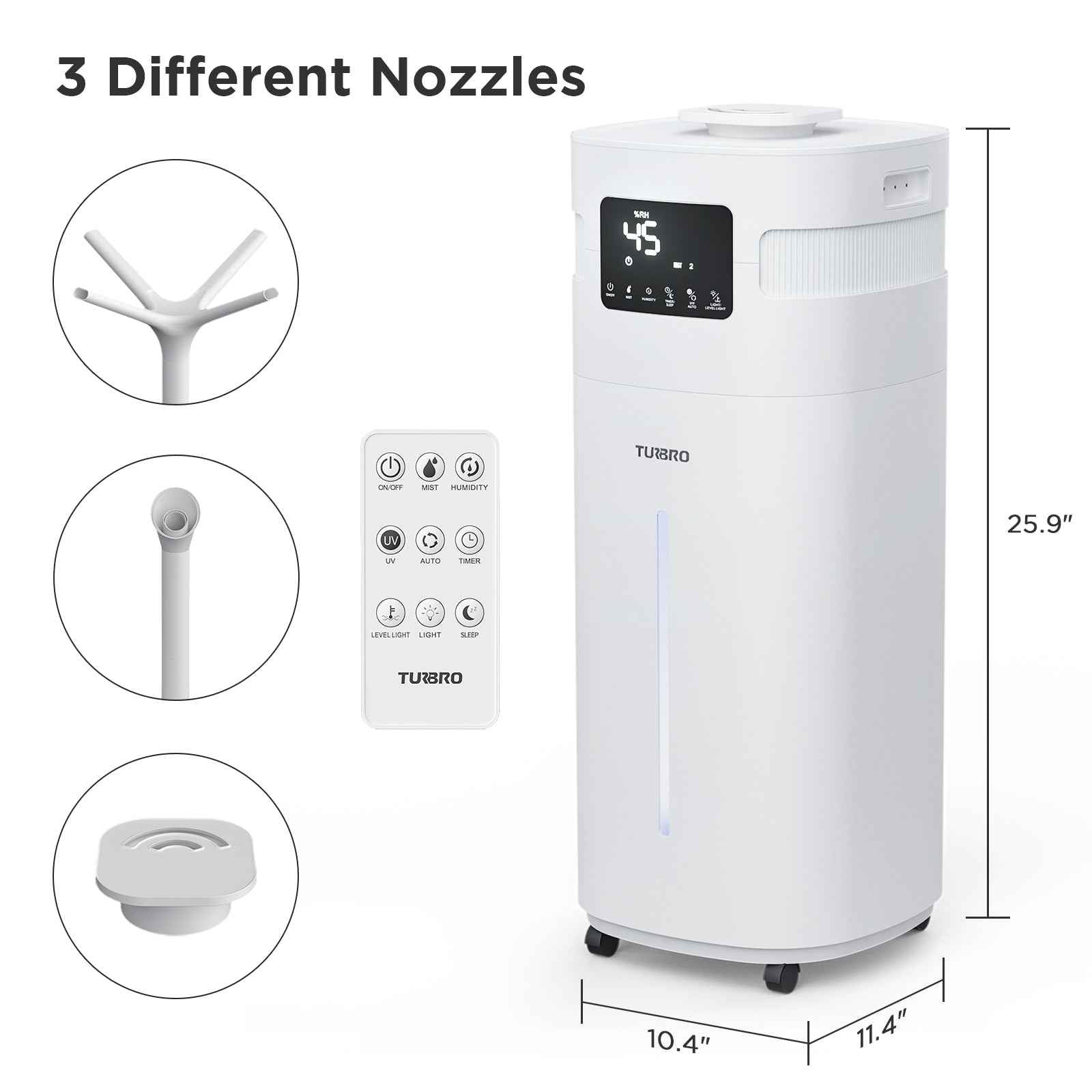 Greenland 5.3Gal Commercial Humidifier for Large Rooms, WiFi Enabled