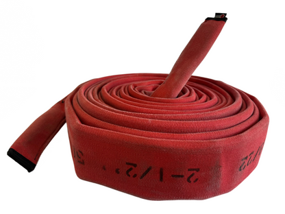 Recycled Firefighter Captain's Coil 50ft Battle Rope