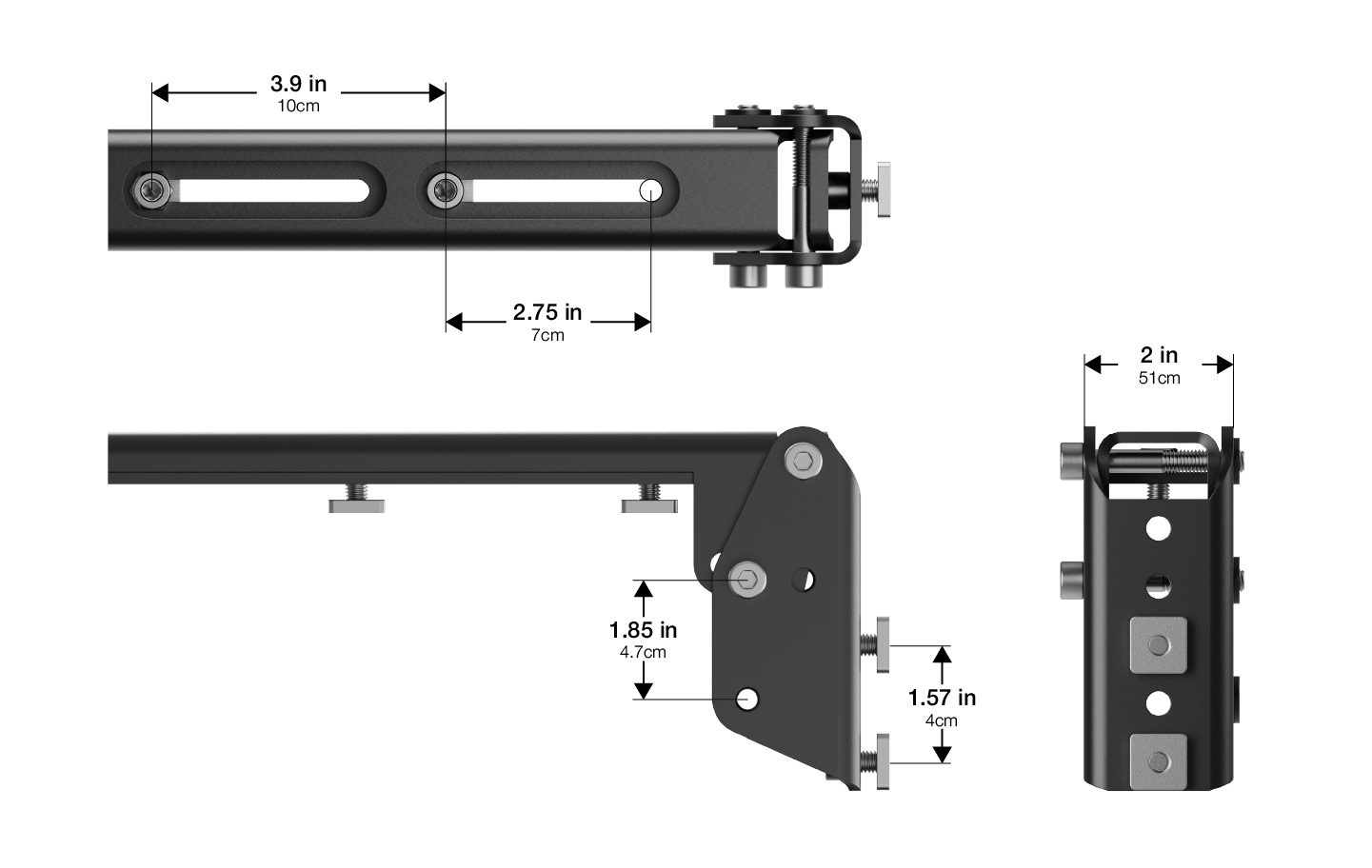 Kammok Crosswing Side Mount Kit for Crosswing Awning