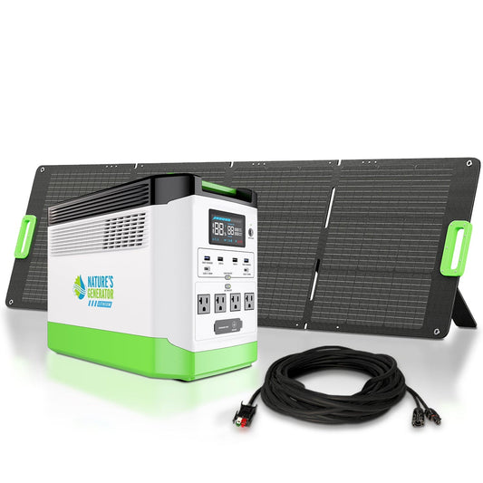 Nature's Generator Lithium 1800 Solar Generator - East Bay Industries