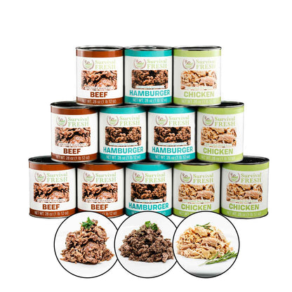 3 Protein Mixed Canned Meat